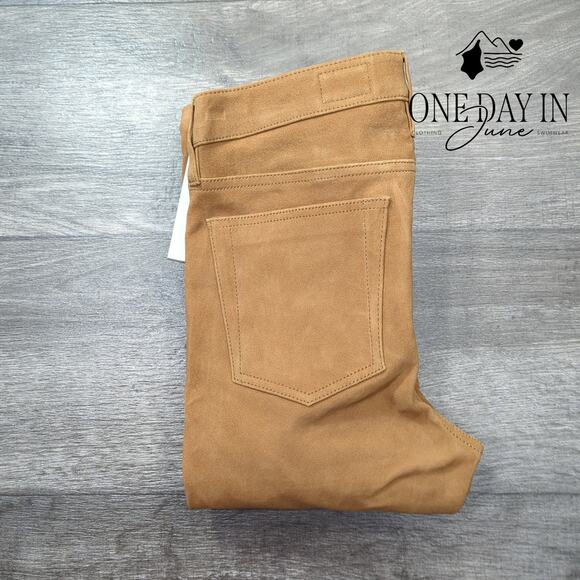 Adriano Goldschmied Lamb Leather The Legging Super Skinny Ankle Jeans Size 27 (4 - Picture 6 of 6